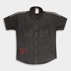 Boys' Shirt, काला, small image number null