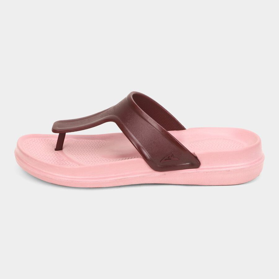 Womens Moulded Sliders, पीच, large image number null