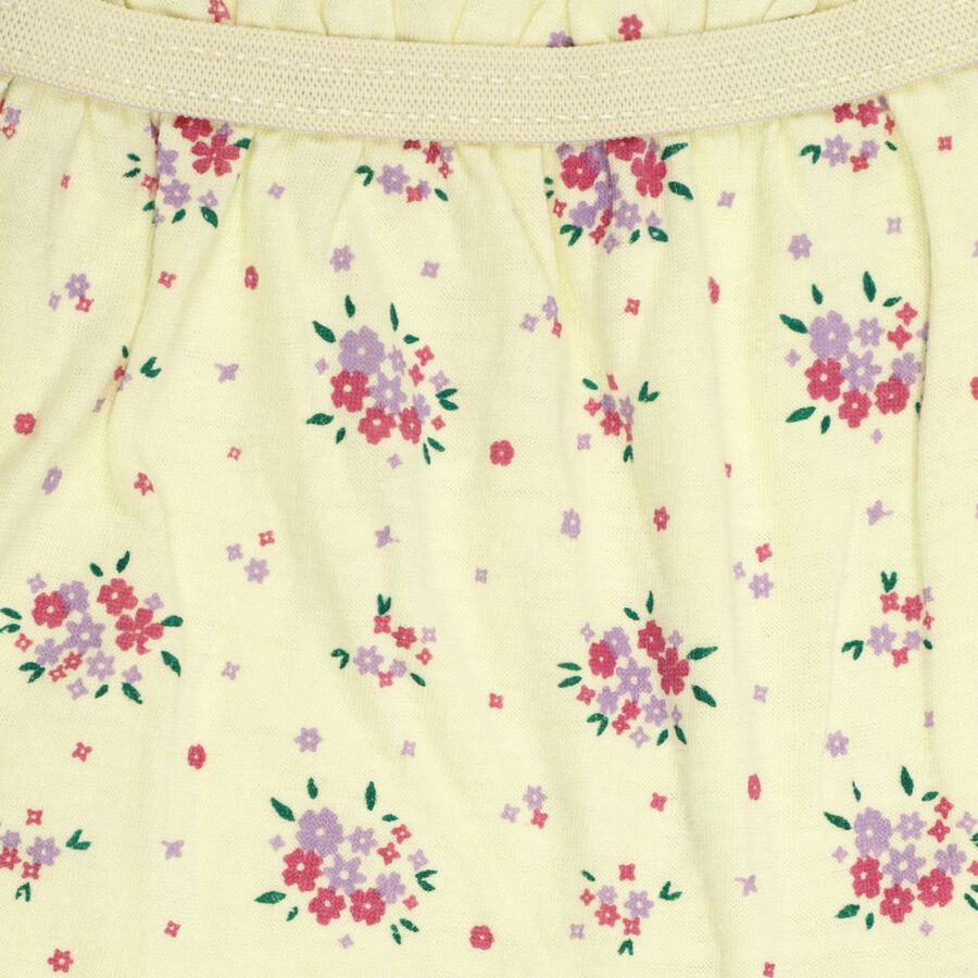 Girls' Cotton Bloomer, Yellow, large image number null