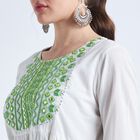 Ladies' Cotton Kurta, Light Green, small image number null