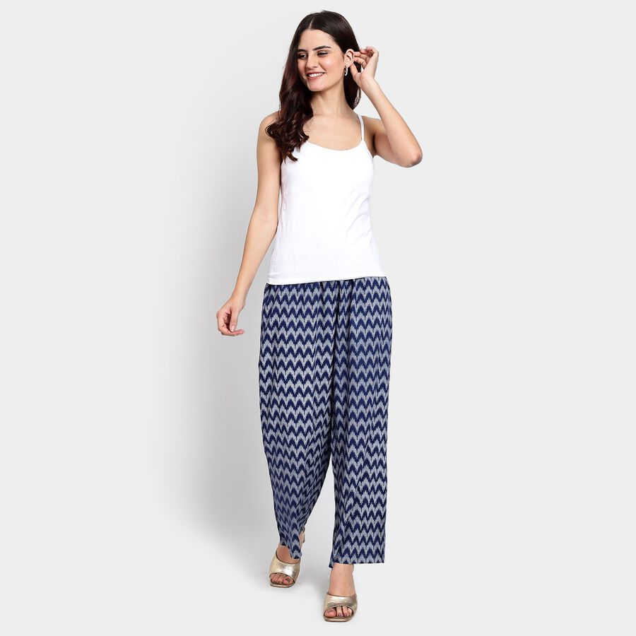 Ladies' Palazzos, Navy Blue, large image number null