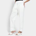 Ladies' Cotton Palazzos, Off White, small image number null