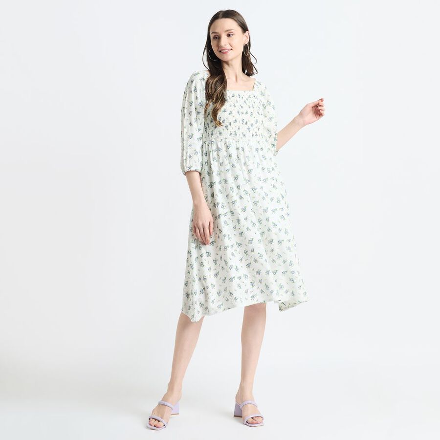 Ladies' Dress, Off White, large image number null