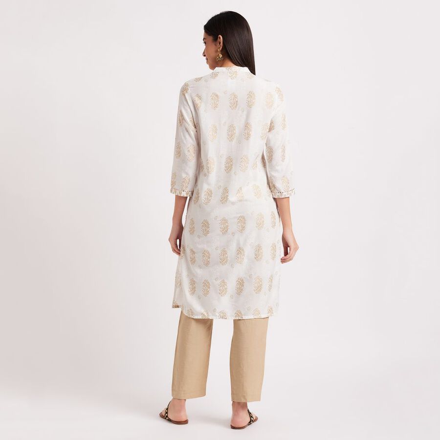 Ladies' Kurta, White, large image number null