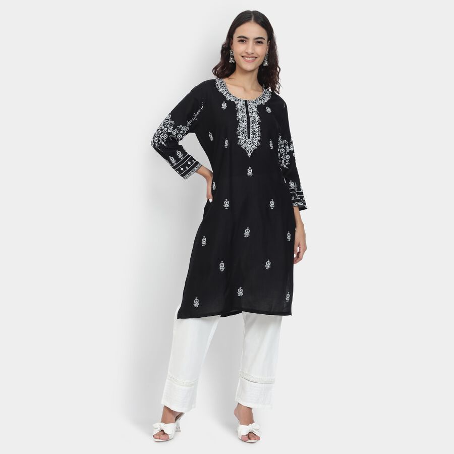 Ladies' Cotton Palazzos, ऑफ व्हाइट, large image number null