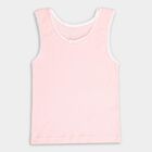 Girls' Cotton Vest, Pink, small image number null