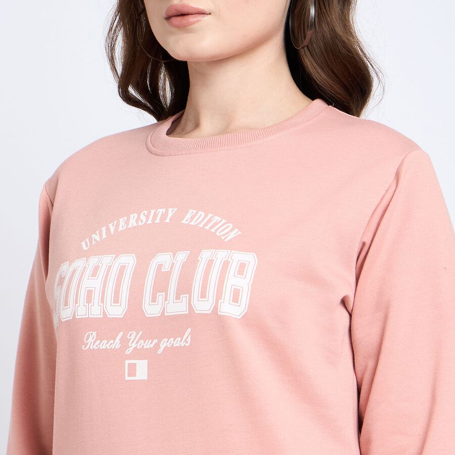 Ladies' Sweatshirt, Pink, large image number null