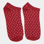 Printed Socks, Maroon, small image number null