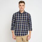 Men's 100% Cotton Casual Shirt, Brown, small image number null