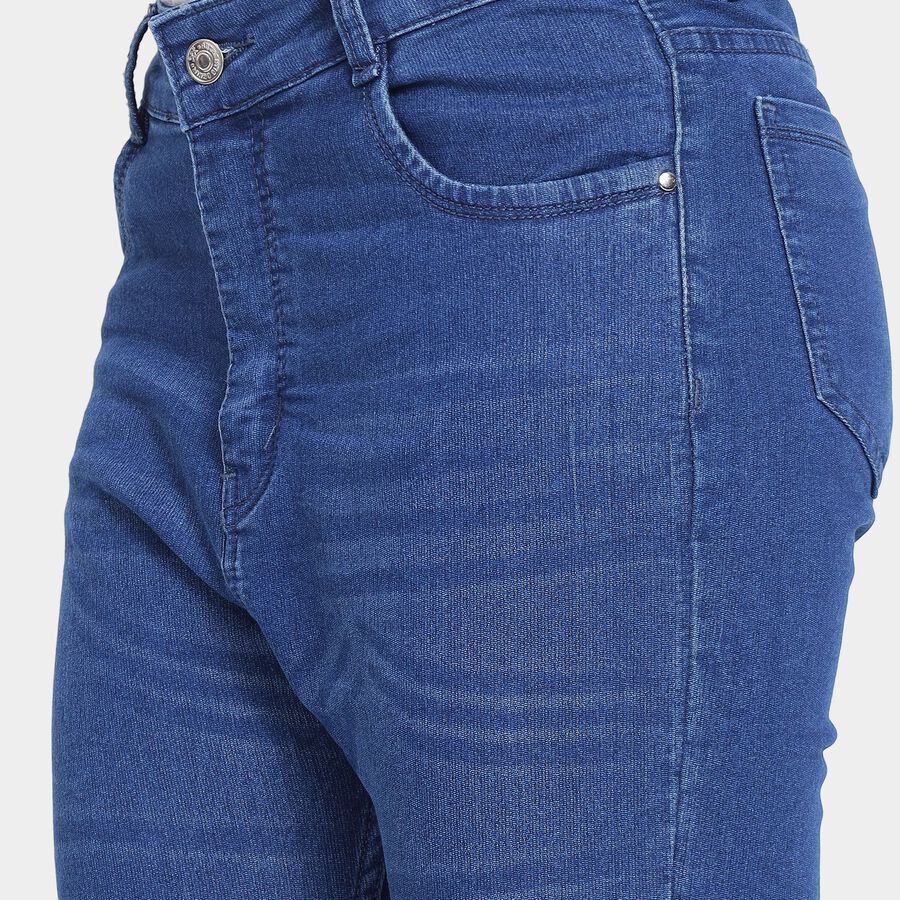 Ladies' Jeans, गहरा नीला, large image number null