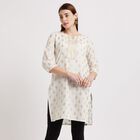 Ladies' Cotton Kurta, White, small image number null