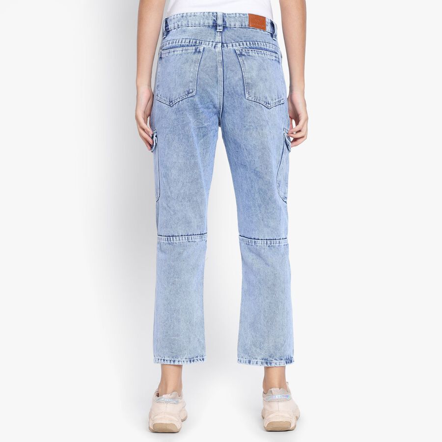 Ladies' Jeans, मध्यम नीला, large image number null