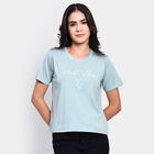 Ladies' Round Neck T-Shirt, हल्का हरा, small image number null