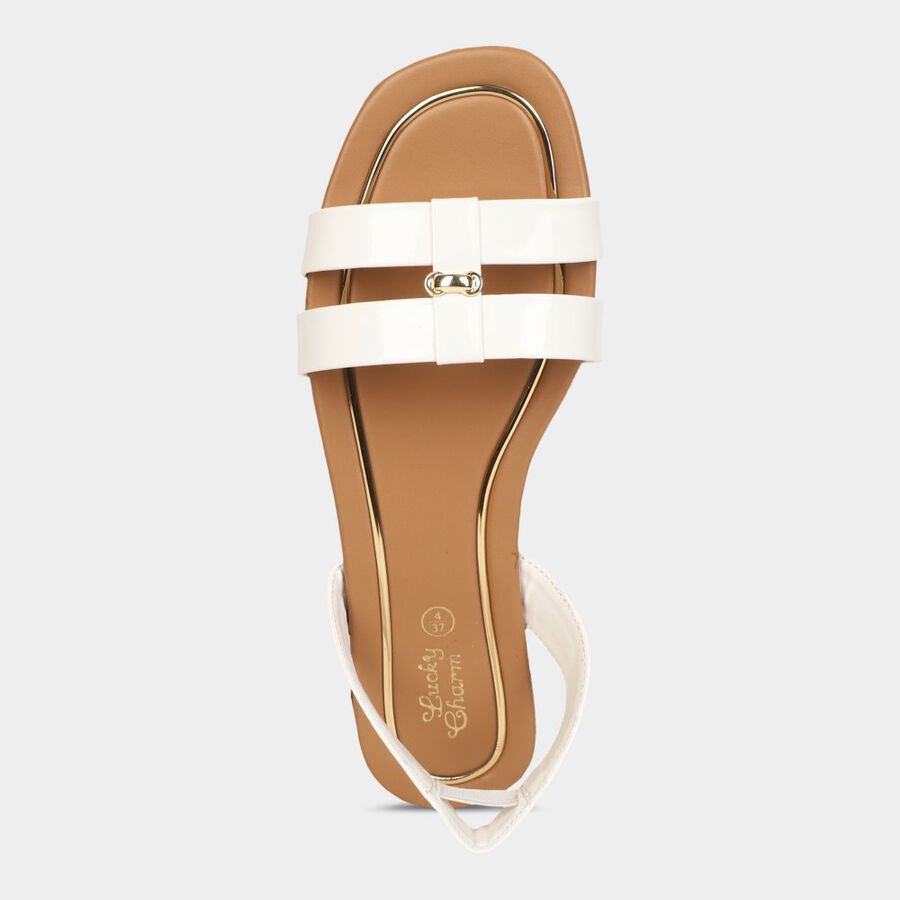 Womens Formal Sandals, सफ़ेद, large image number null