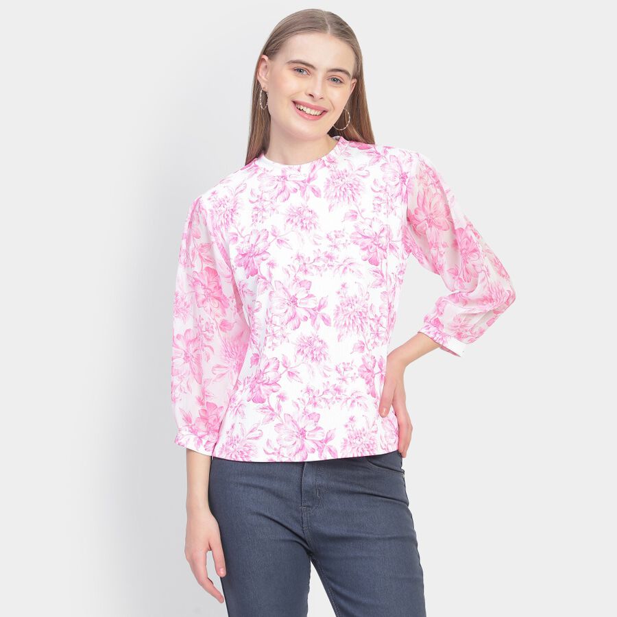 Ladies' Top, Pink, large image number null