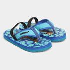 Kids Printed Slippers, Blue, small image number null