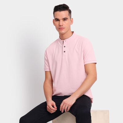 Men's Cotton Collared Half Sleeves T-Shirt