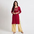 Ladies' Kurta, Maroon, small image number null