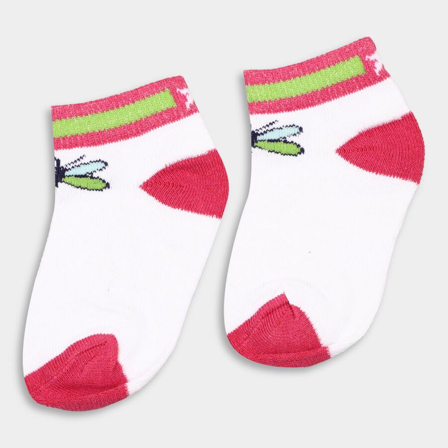 Girls' Socks, गुलाबी, large image number null