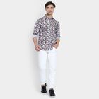 Men's Cotton Casual Shirt, भूरा, small image number null