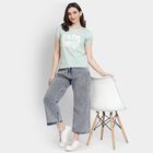 Ladies' Cotton Jeans, गहरा ग्रे, small image number null