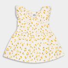 Infants' Cotton Frock, Yellow, small image number null