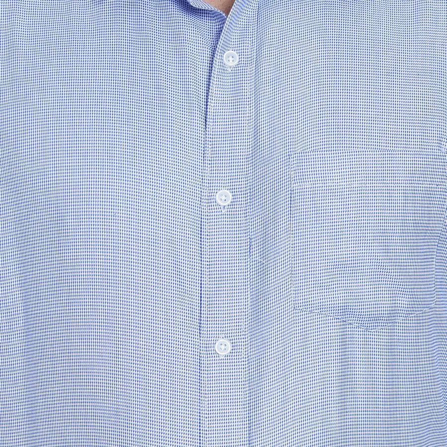 Men's Cotton Formal Shirt, Mid Blue, large image number null