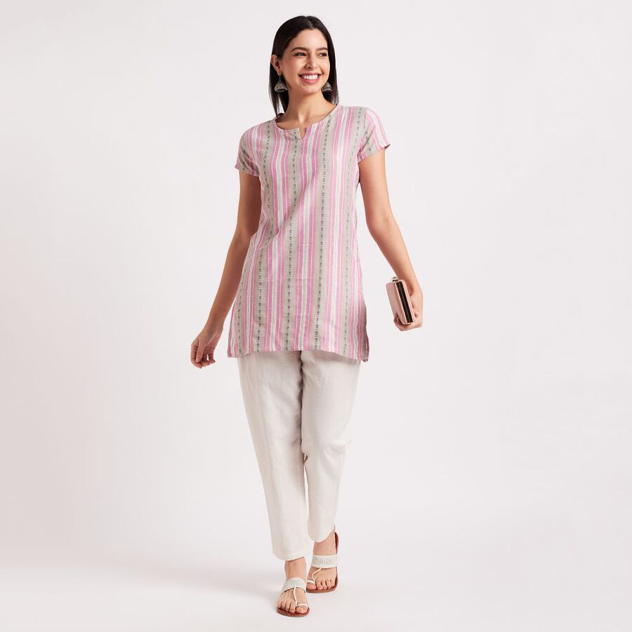 Ladies' Kurta, Pink, large image number null