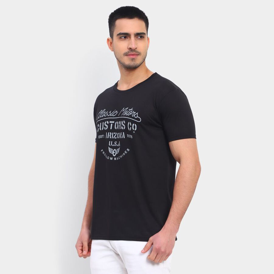 Men's T-Shirt, काला, large image number null