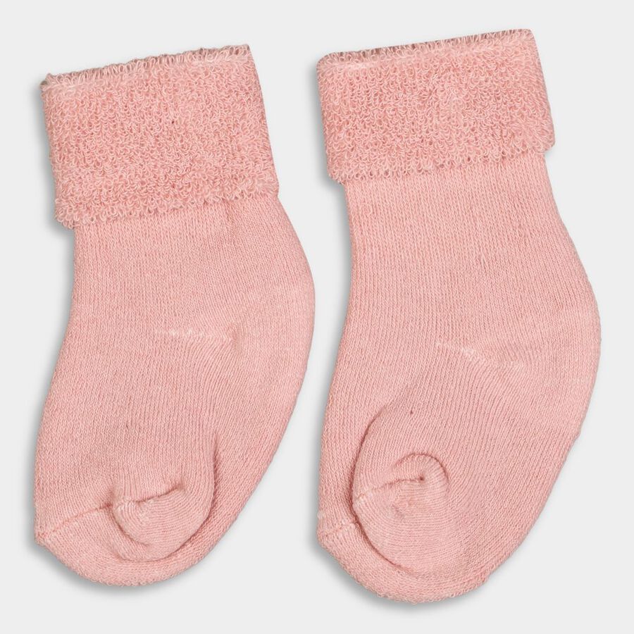 Infants' Socks, Peach, large image number null