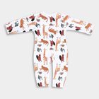 Infants' Cotton Bodysuit, White, small image number null