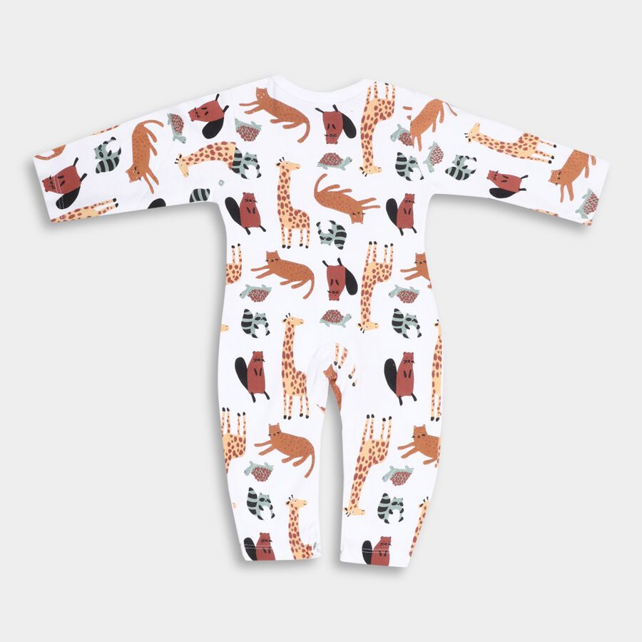 Infants' Cotton Bodysuit, सफ़ेद, large image number null