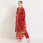 Ladies' Cotton Kurta, Red, small image number null