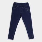 Girls' Jeans, मध्यम नीला, small image number null