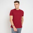 Men's Round Neck Half Sleeves T-Shirt, मरून, small image number null