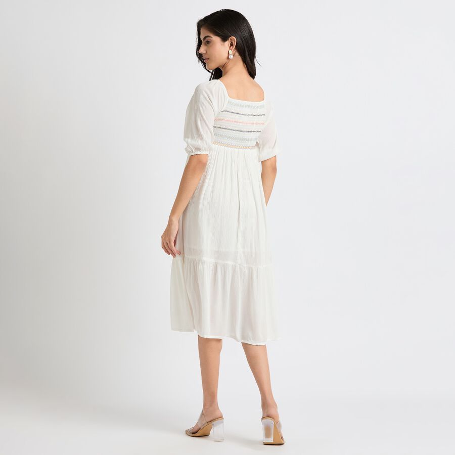 Ladies' Dress, Off White, large image number null