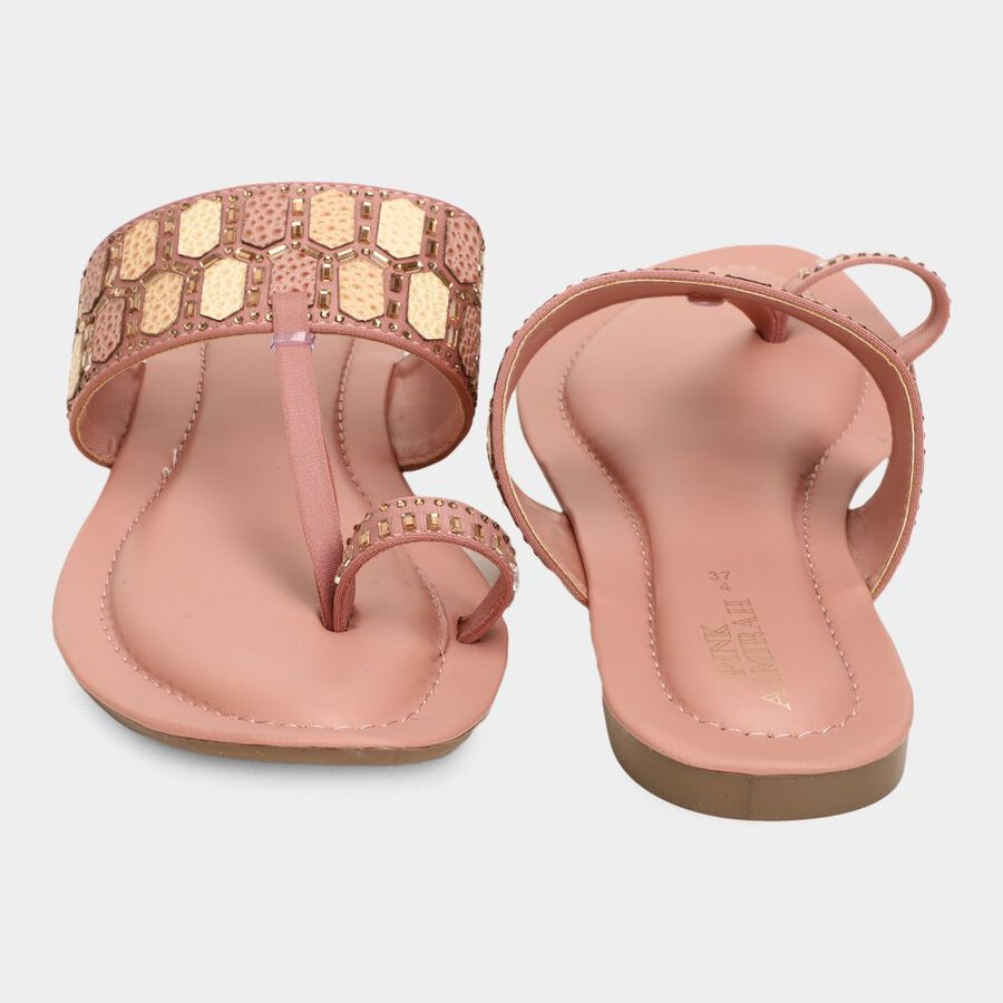 Ladies' Formal Sandals, Peach, large image number null