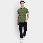 Men's Collared Half Sleeves T-Shirt, Olive, small image number null