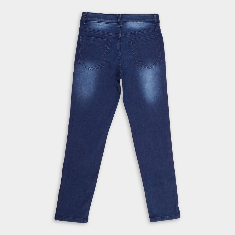 Boys's Jeans, Dark Blue, large image number null