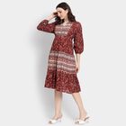 Ladies' Dress, Rust, small image number null