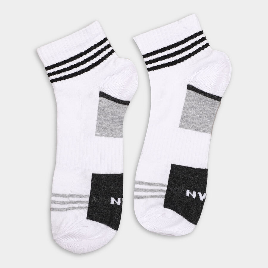 Men's Socks, Melange Light Grey, large image number null