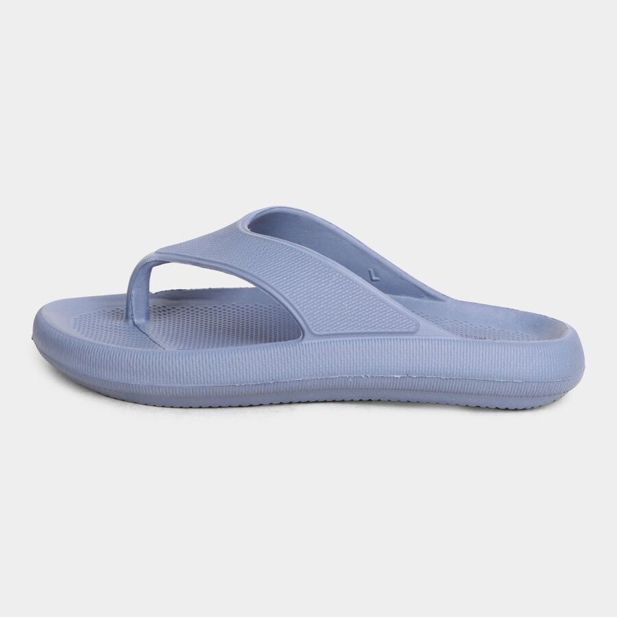 Womens Moulded Sliders, नीला, large image number null