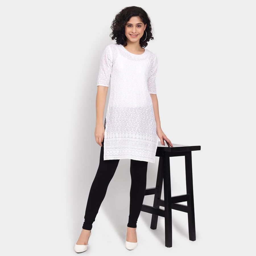 Ladies' Churidar, Black, large image number null