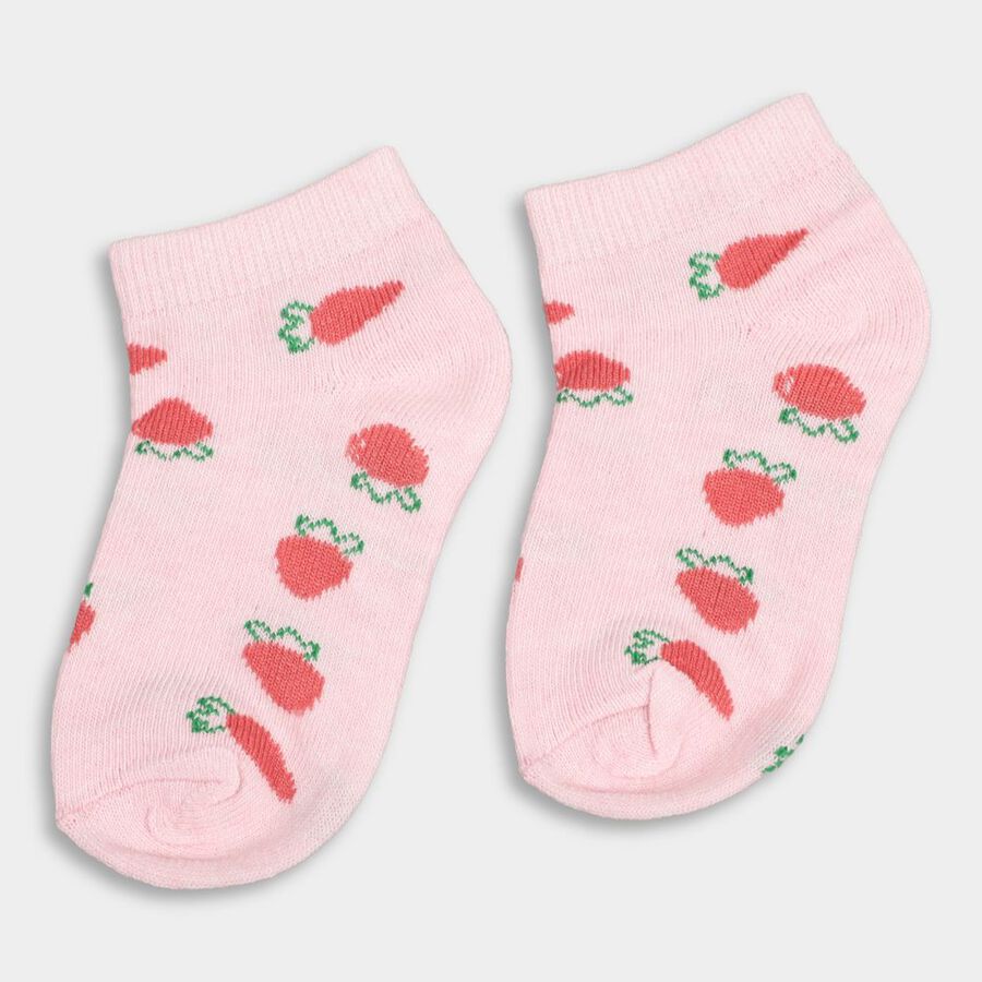 Girls' Socks, हल्का गुलाबी, large image number null