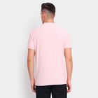 Men's Cotton Collared Half Sleeves T-Shirt, Pink, small image number null