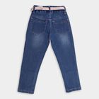 Girls' Jeans, मध्यम नीला, small image number null