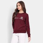 Ladies' Sweatshirt, Wine, small image number null