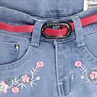 Girls' Jeans, मध्यम नीला, small image number null