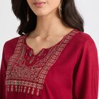 Ladies' Kurta, Maroon, small image number null