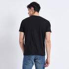 Men's 100% Cotton T-Shirt, काला, small image number null
